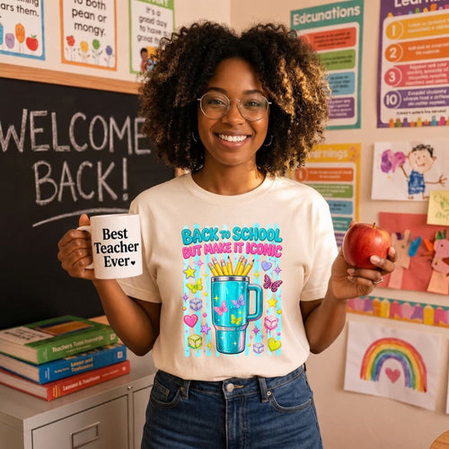 Cute Back To School But Make It Iconic Pencil Cup Classic T-Shirt