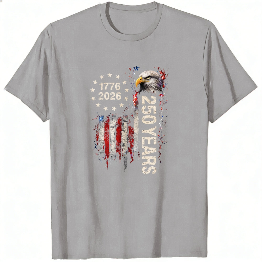 Patriotic American Flag Eagle 1776 2026 250 Years Classic T-Shirt