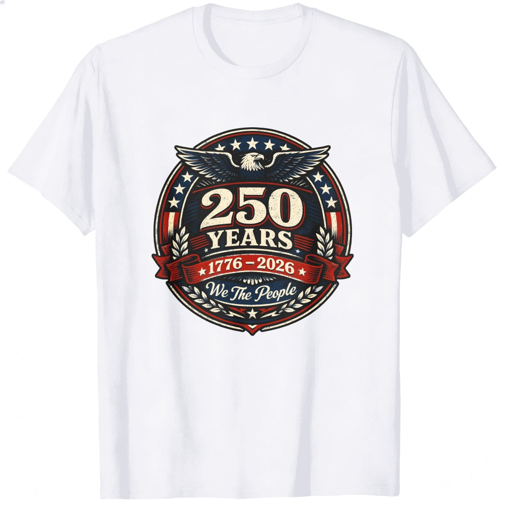 Patriotic American Eagle 250 Years 1776 2026 We The People Classic T-Shirt