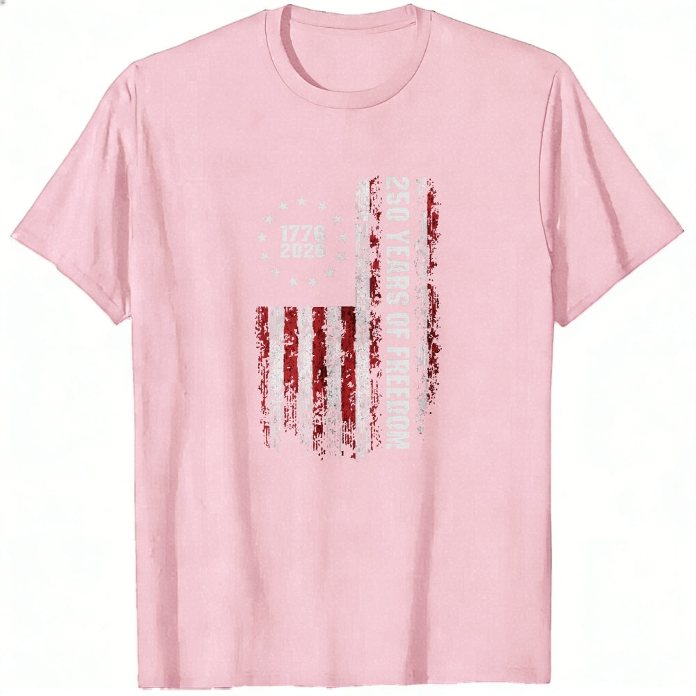American Flag Design Classic T-Shirt 250 Years Of Freedom 1776 2026