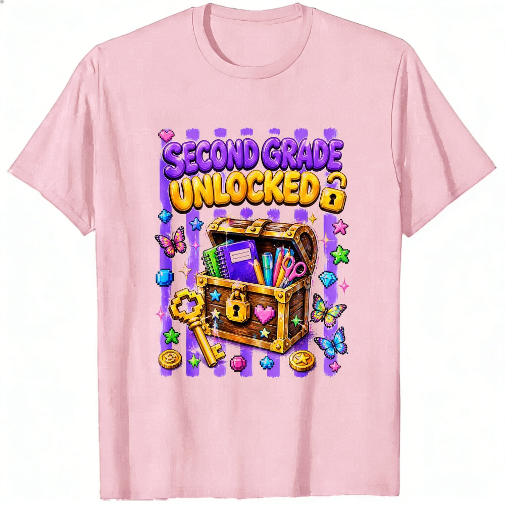 Cute Second Grade Unlocked Treasure Chest Classic T-Shirt