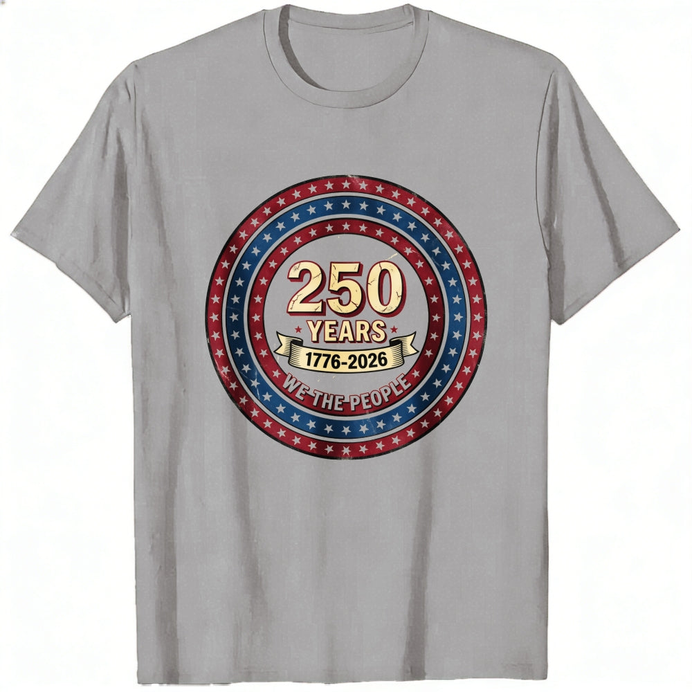 Patriotic American Independence Day 250 Years 1776 2026 We The People Classic T-Shirt