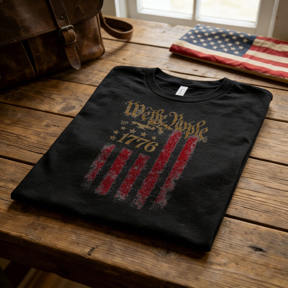 American Flag Design Classic T-Shirt We The People 1776