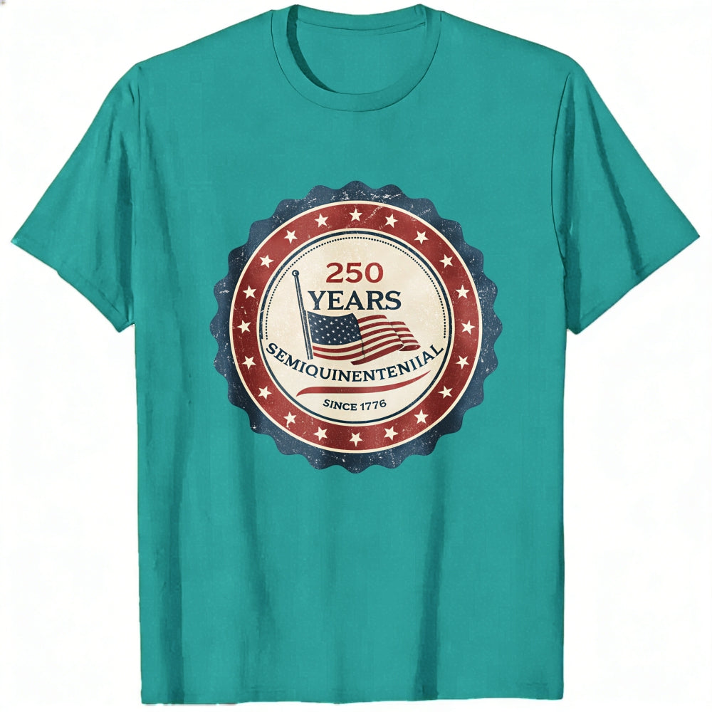 Patriotic American Flag Design Classic T-Shirt 250 Years Semiquincentennial Since 1776