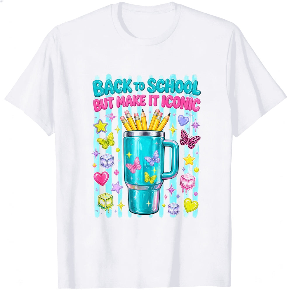 Cute Back To School But Make It Iconic Pencil Cup Classic T-Shirt