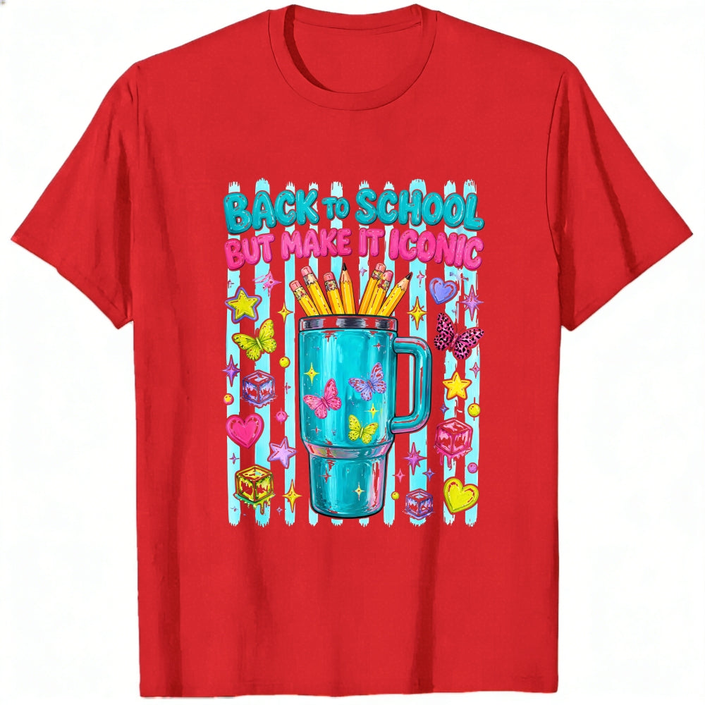 Cute Back To School But Make It Iconic Pencil Cup Classic T-Shirt