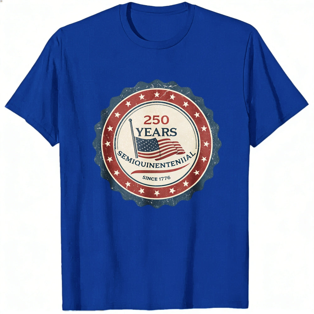 Patriotic American Flag Design Classic T-Shirt 250 Years Semiquincentennial Since 1776