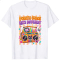Retro Vintage Style Classic T-Shirt Fourth Grade Hits Different Boombox Design