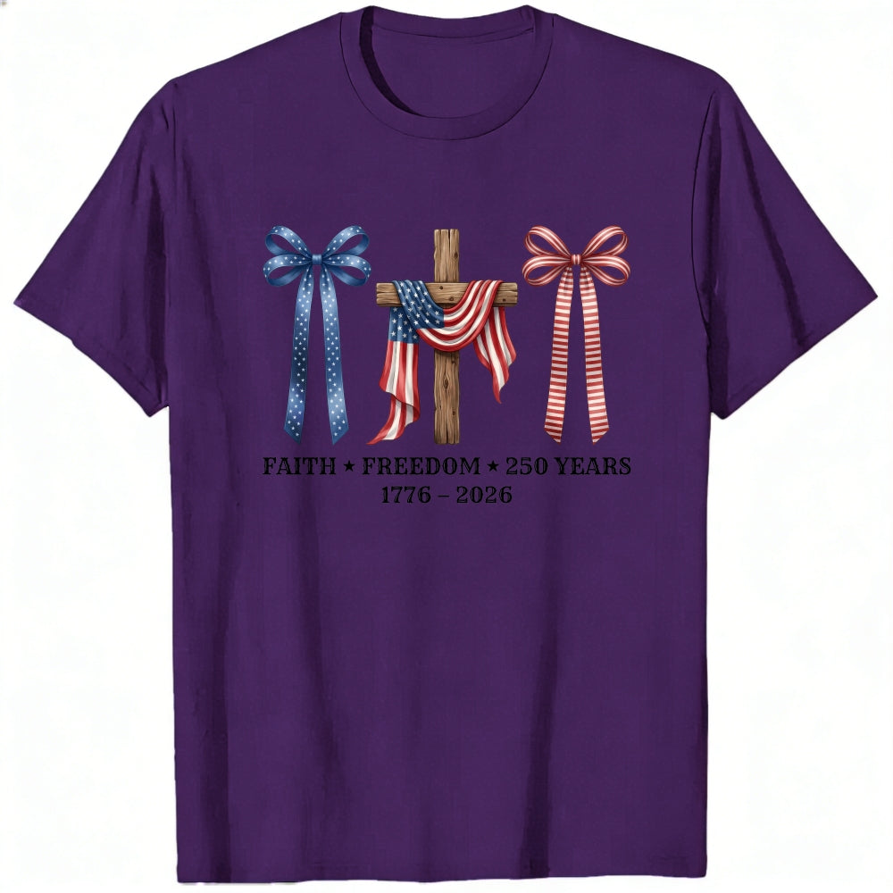 Patriotic Faith Freedom 250 Years Classic T-Shirt