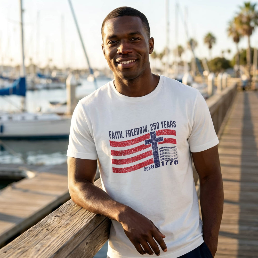 Patriotic Faith Freedom 250 Years Classic T-Shirt