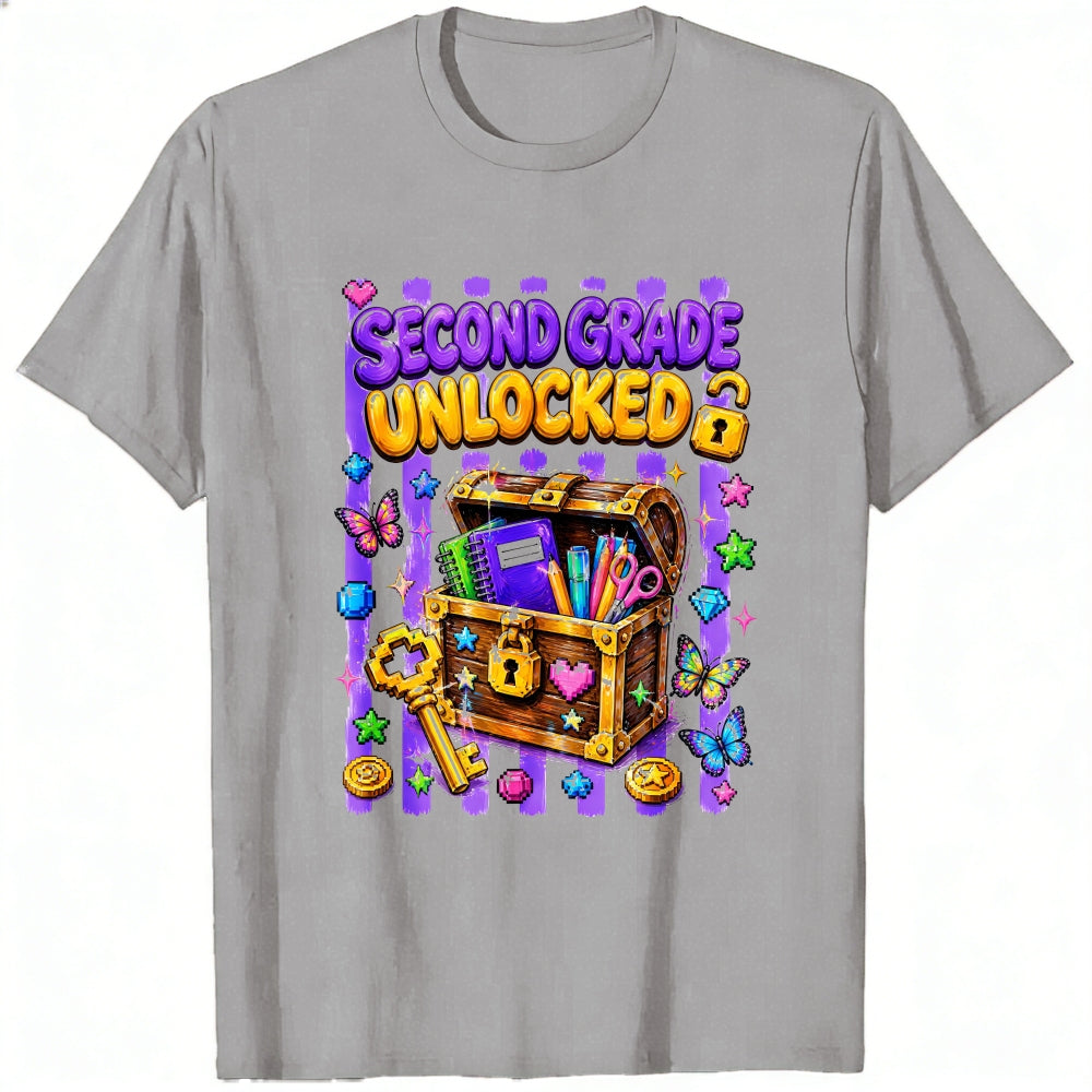 Cute Second Grade Unlocked Treasure Chest Classic T-Shirt