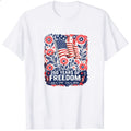Patriotic Floral Design Classic T-Shirt 250 Years Of Freedom July 4 1776 July 4 2026