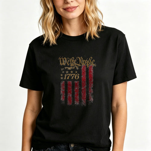 American Flag Design Classic T-Shirt We The People 1776