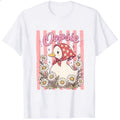 Cute Vintage Style Classic T-Shirt Oopsie Duck With Daisy Flowers And Red Bandana