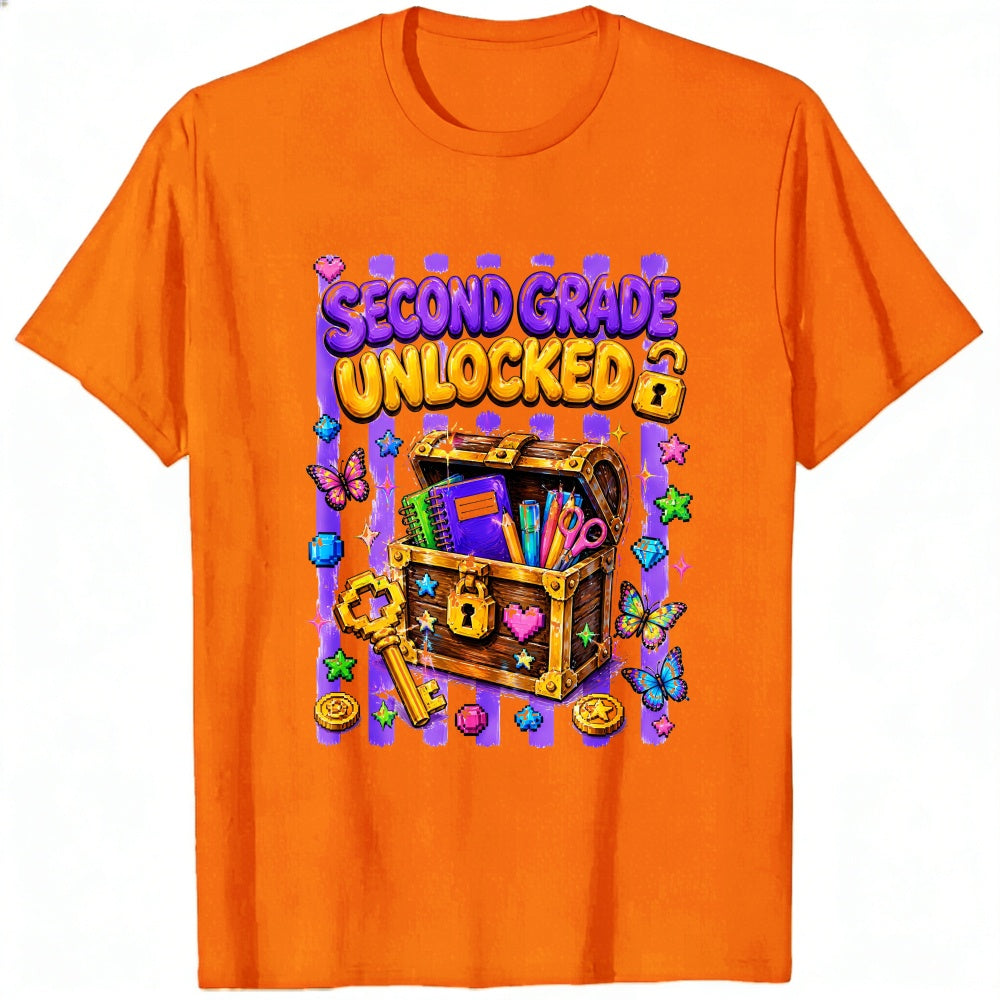 Cute Second Grade Unlocked Treasure Chest Classic T-Shirt