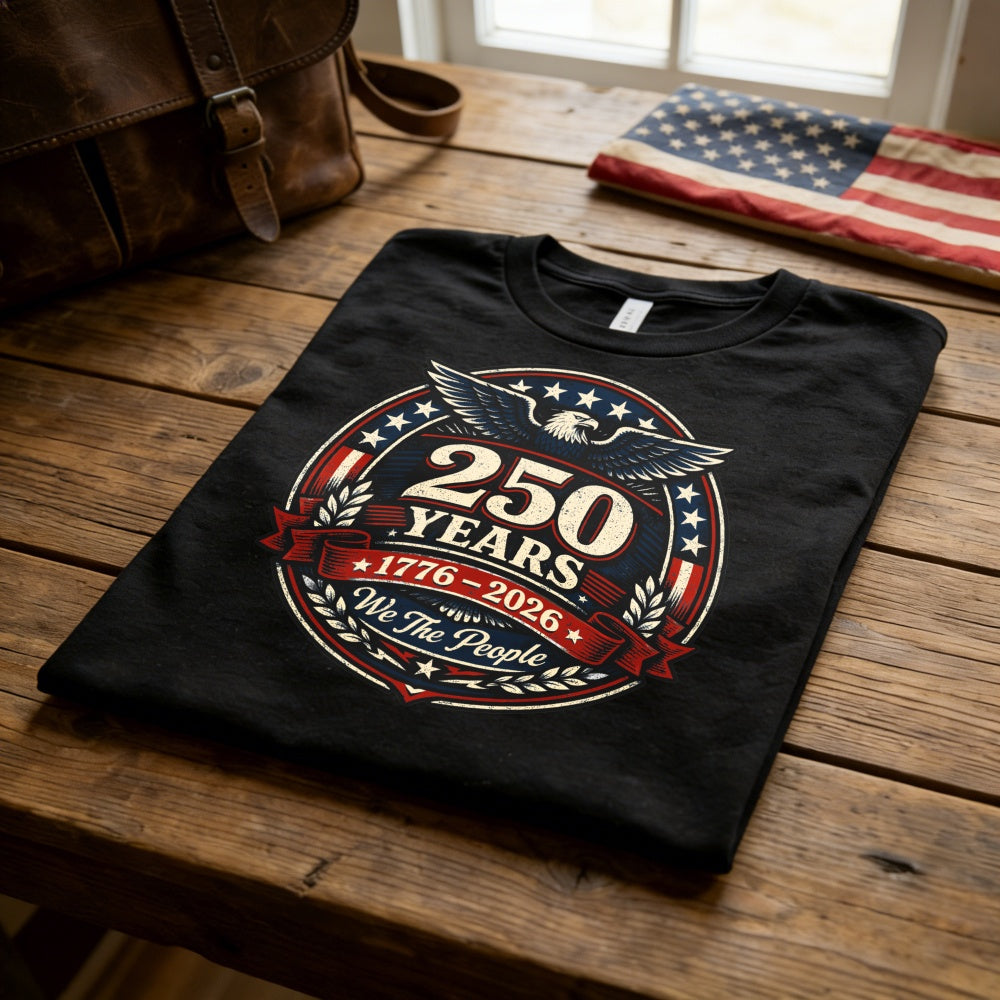 Patriotic American Eagle 250 Years 1776 2026 We The People Classic T-Shirt