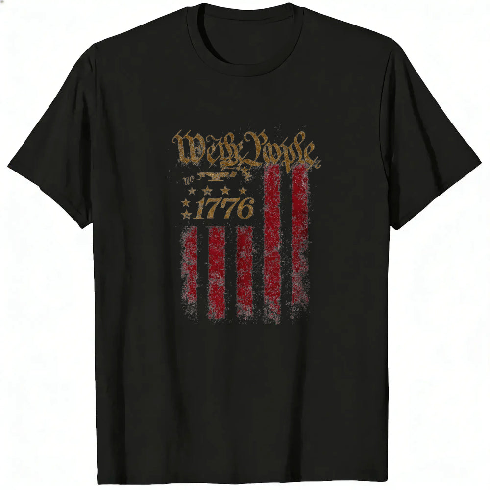 American Flag Design Classic T-Shirt We The People 1776