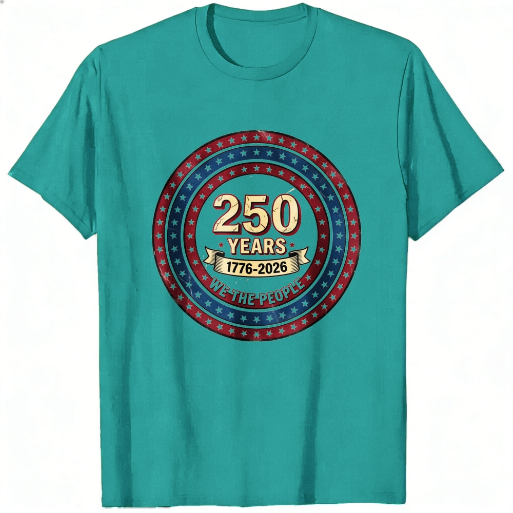Patriotic American Independence Day 250 Years 1776 2026 We The People Classic T-Shirt