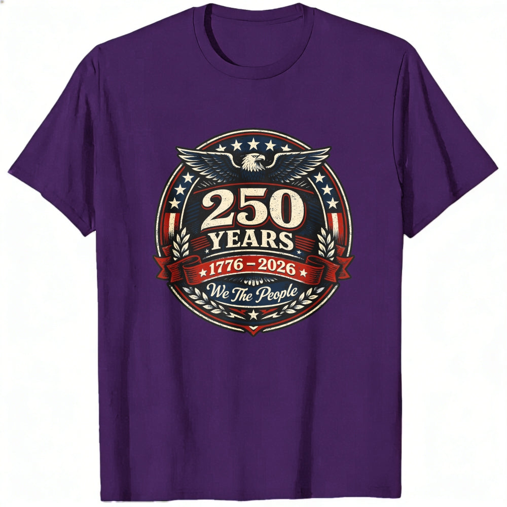 Patriotic American Eagle 250 Years 1776 2026 We The People Classic T-Shirt