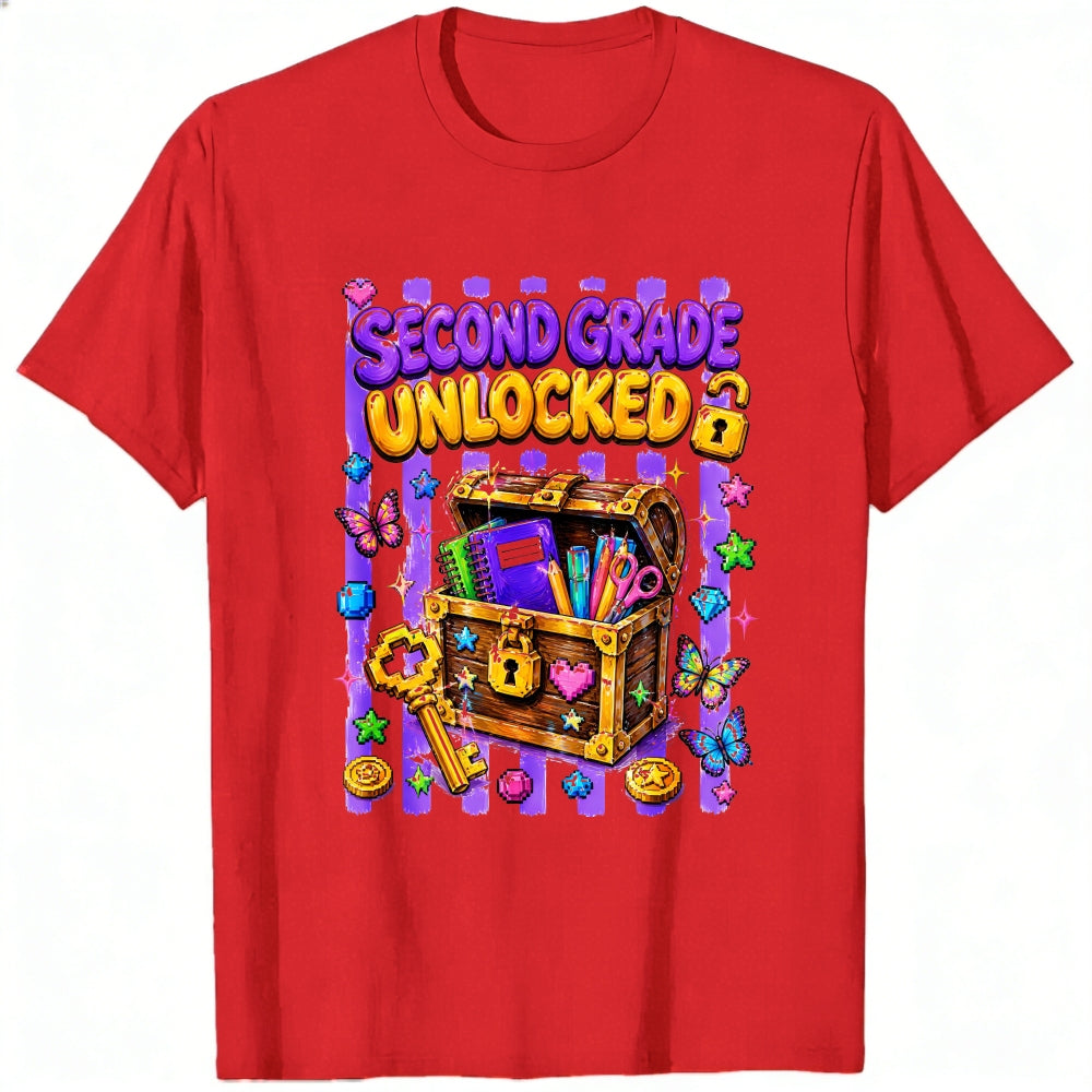 Cute Second Grade Unlocked Treasure Chest Classic T-Shirt