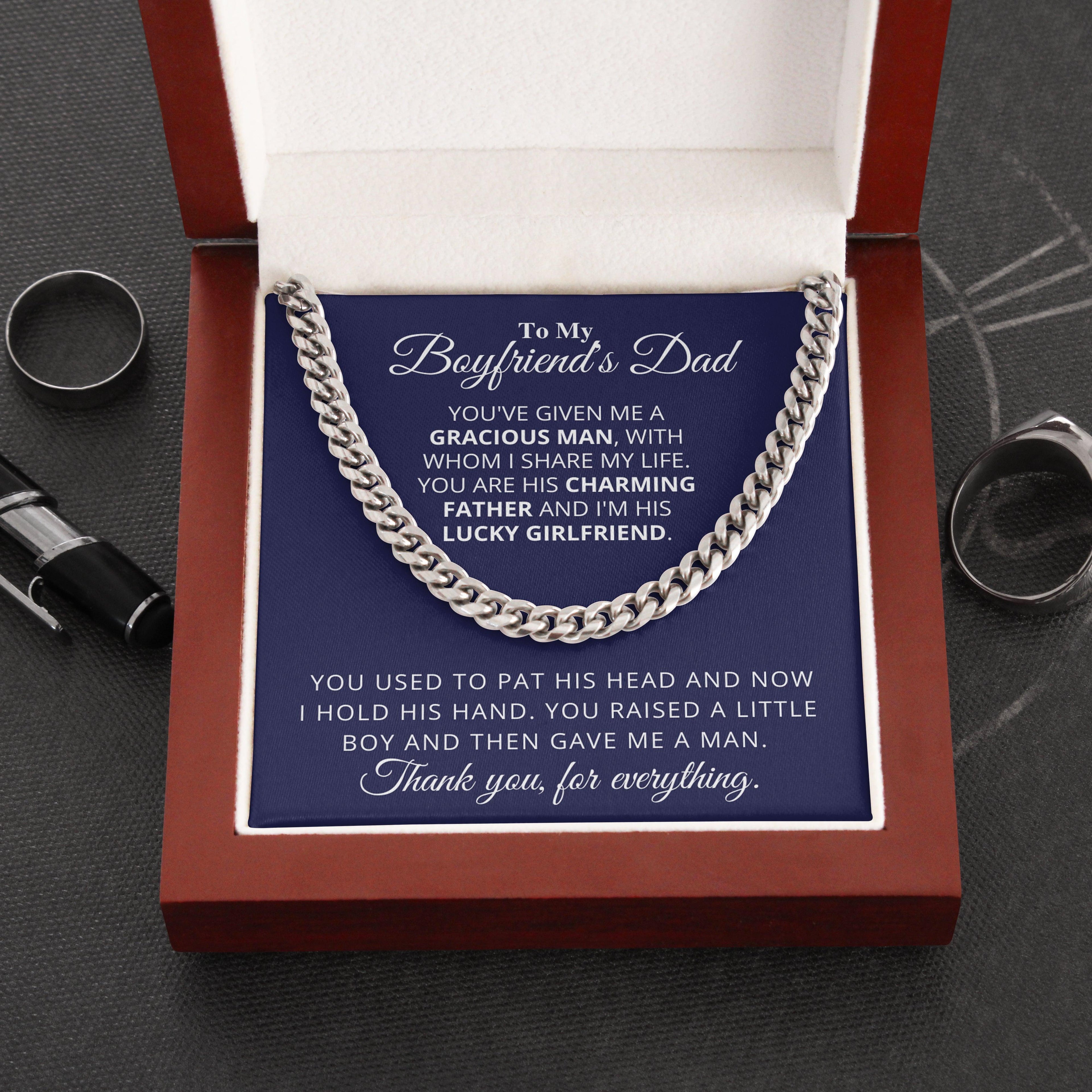 Boyfriend's Dad - Gracious Man - Cuban Link Chain