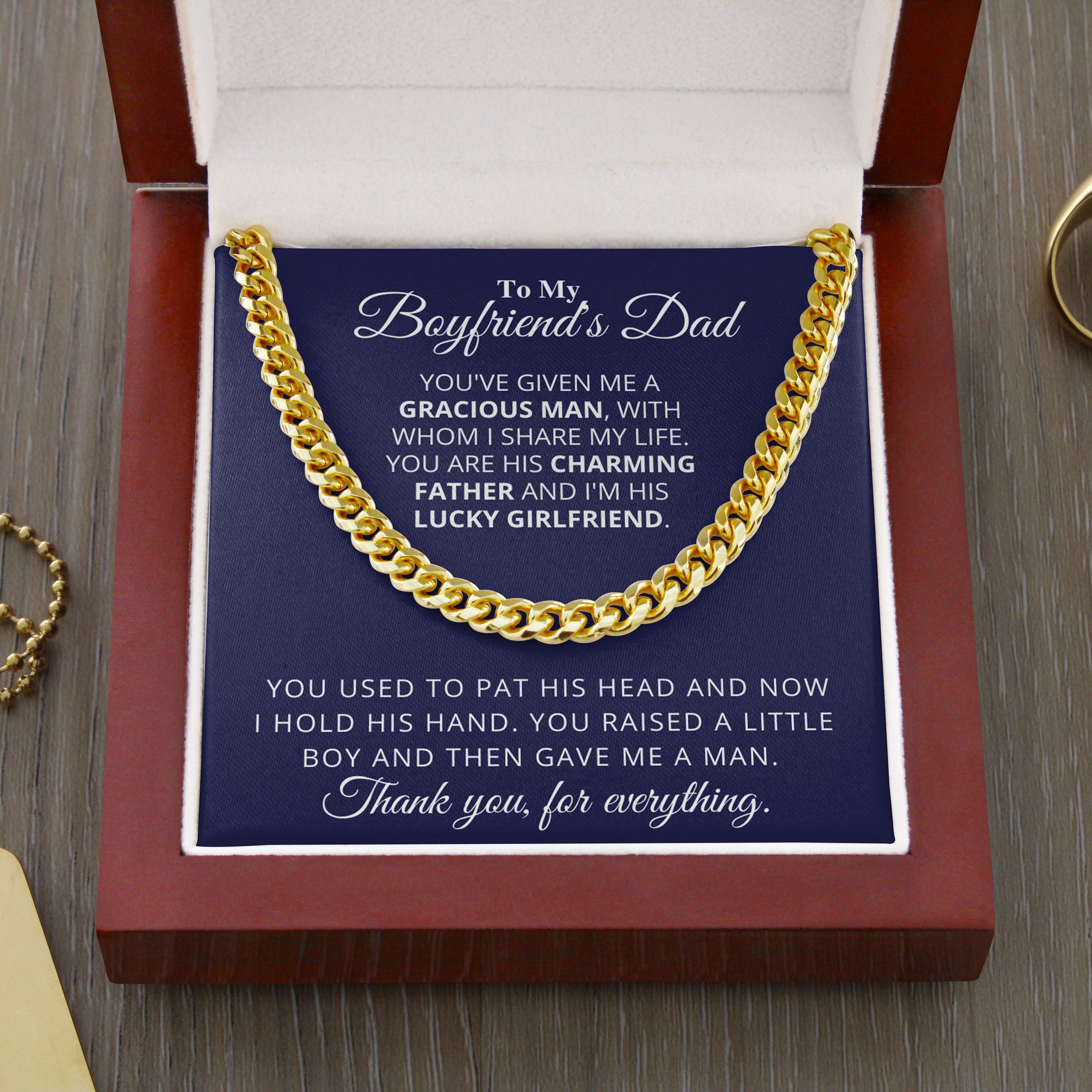 Boyfriend's Dad - Gracious Man - Cuban Link Chain