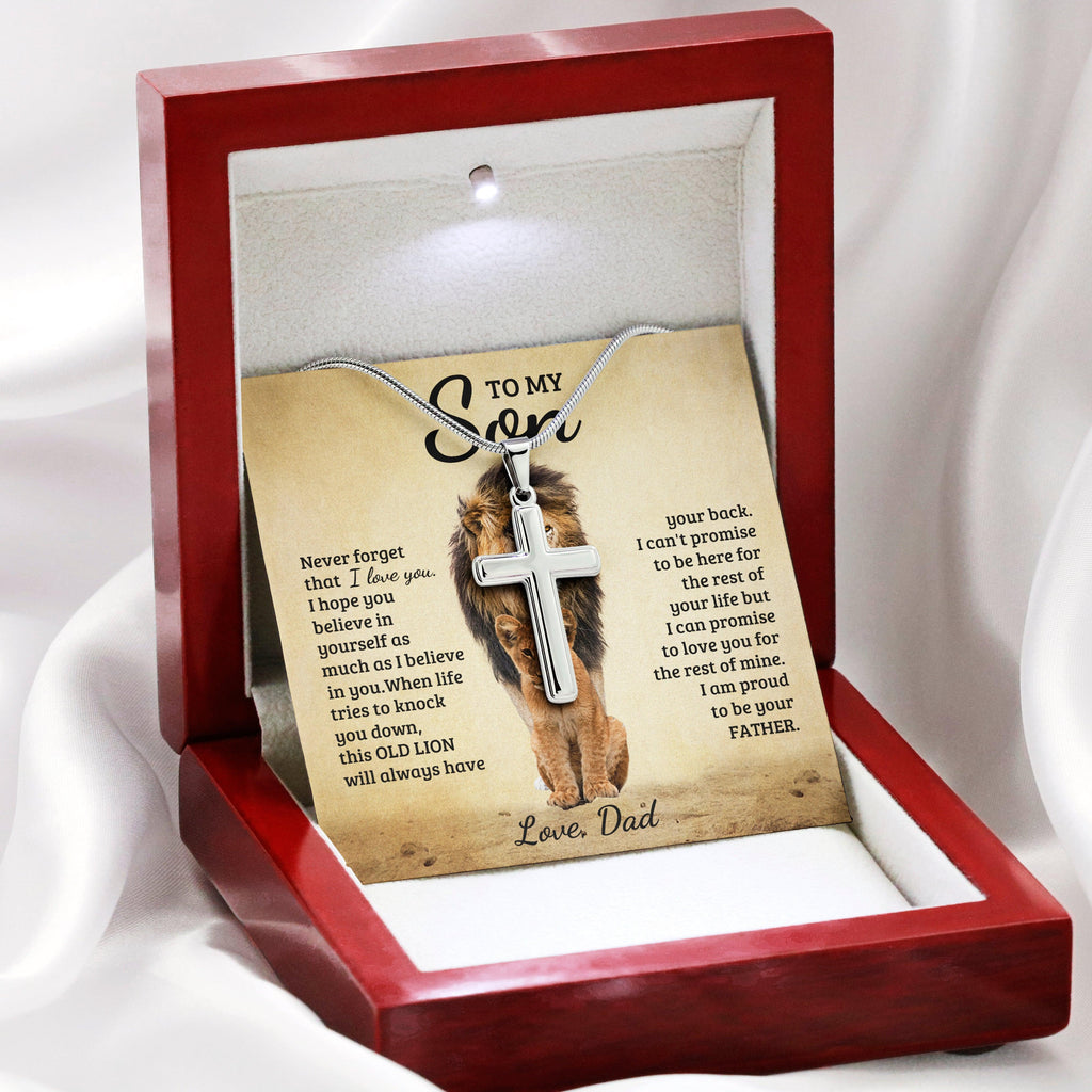 Son - Always Proud Of You - Cross Gift Necklase