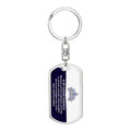 Daughter - My Daughter - Dog Tag With Swivel Keychain