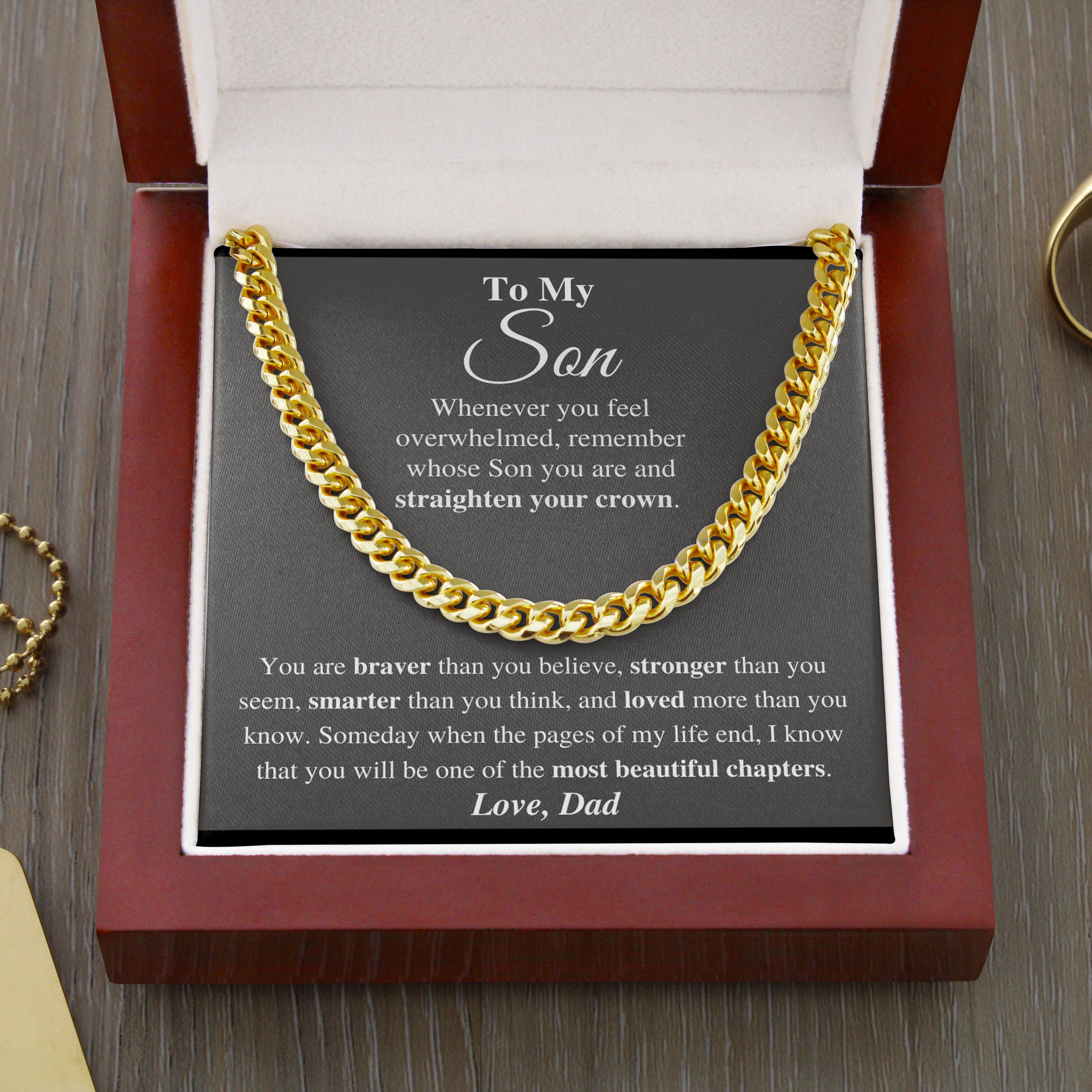 Son - Strong Heart - Cuban Link Chain