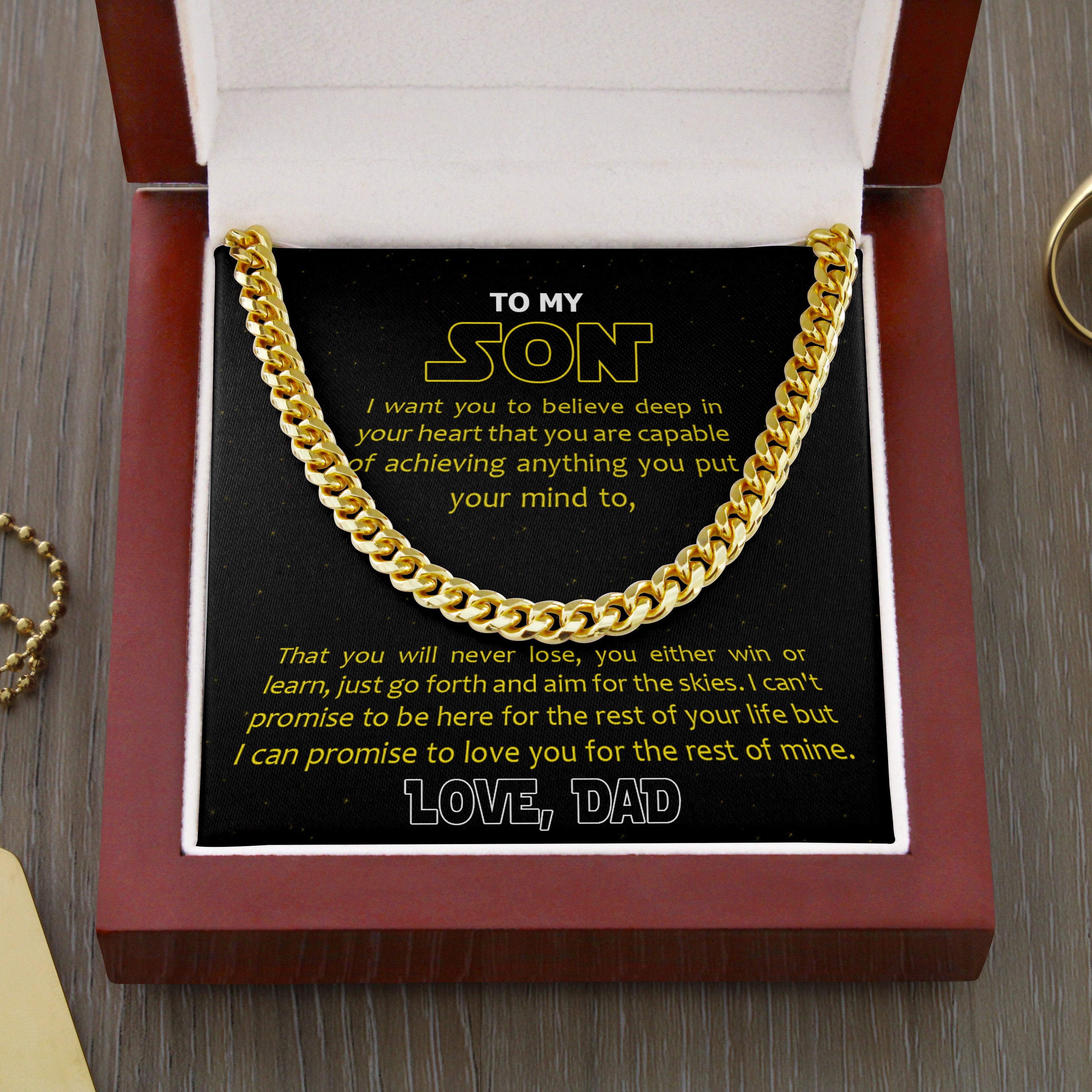 Son - Never Lose - Cuban Link Chain