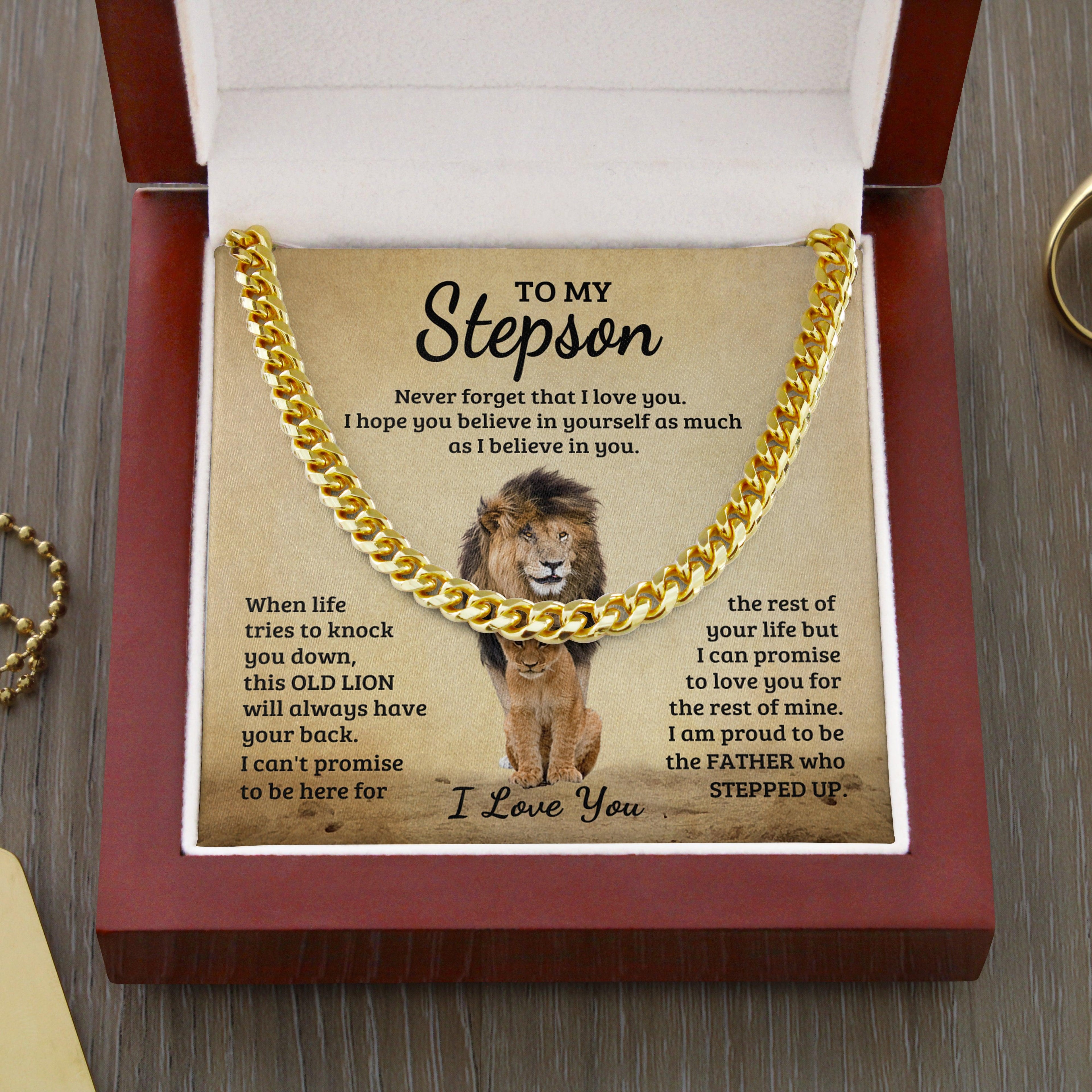 Stepson - My Lion - Cuban Link Chain