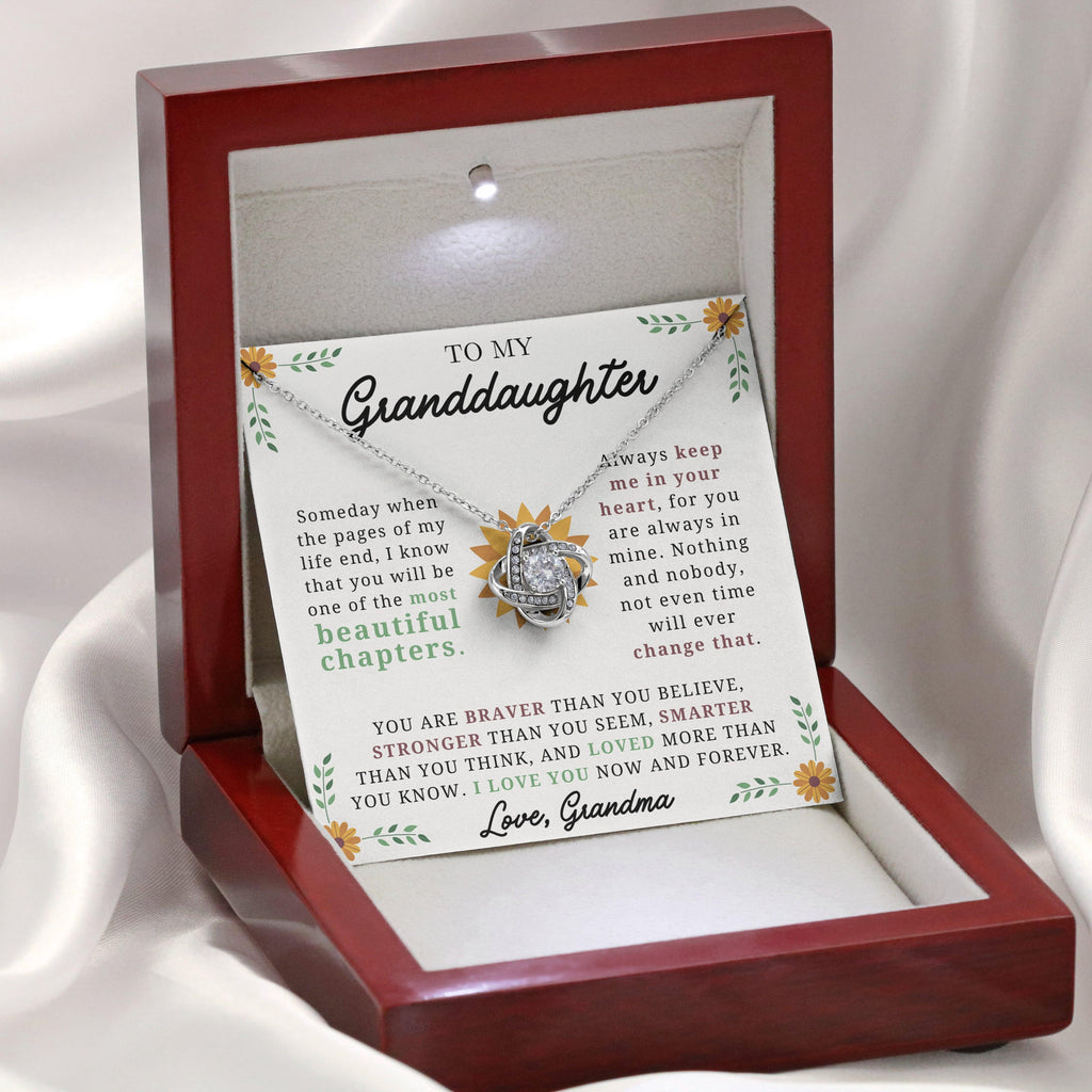 Granddaughter - Beautiful Chapters Knot Necklace