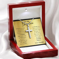 Grandson - Feel Strong - Cross Gift Necklase