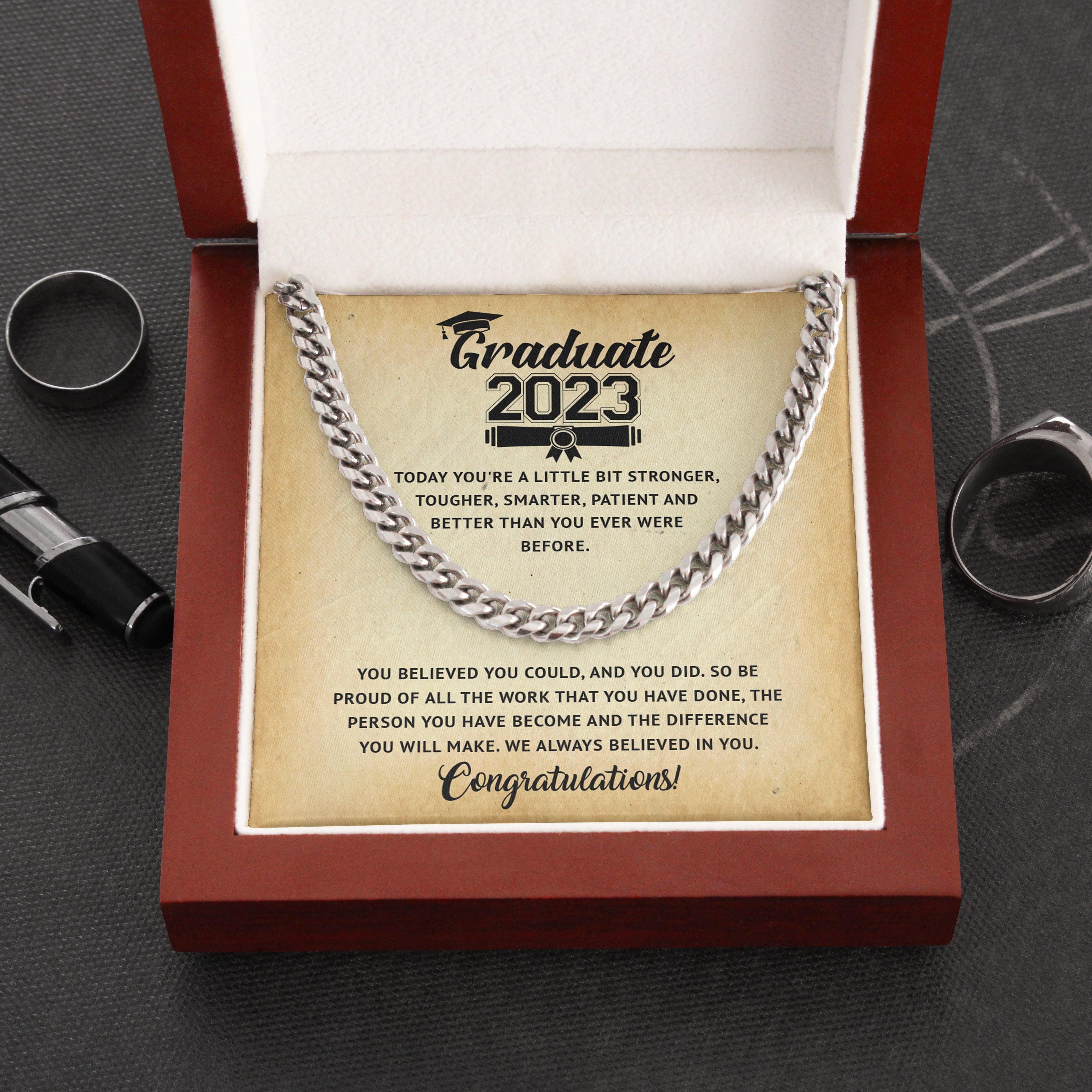 Graduation 2023 - New Horizonts - Cuban Link Chain