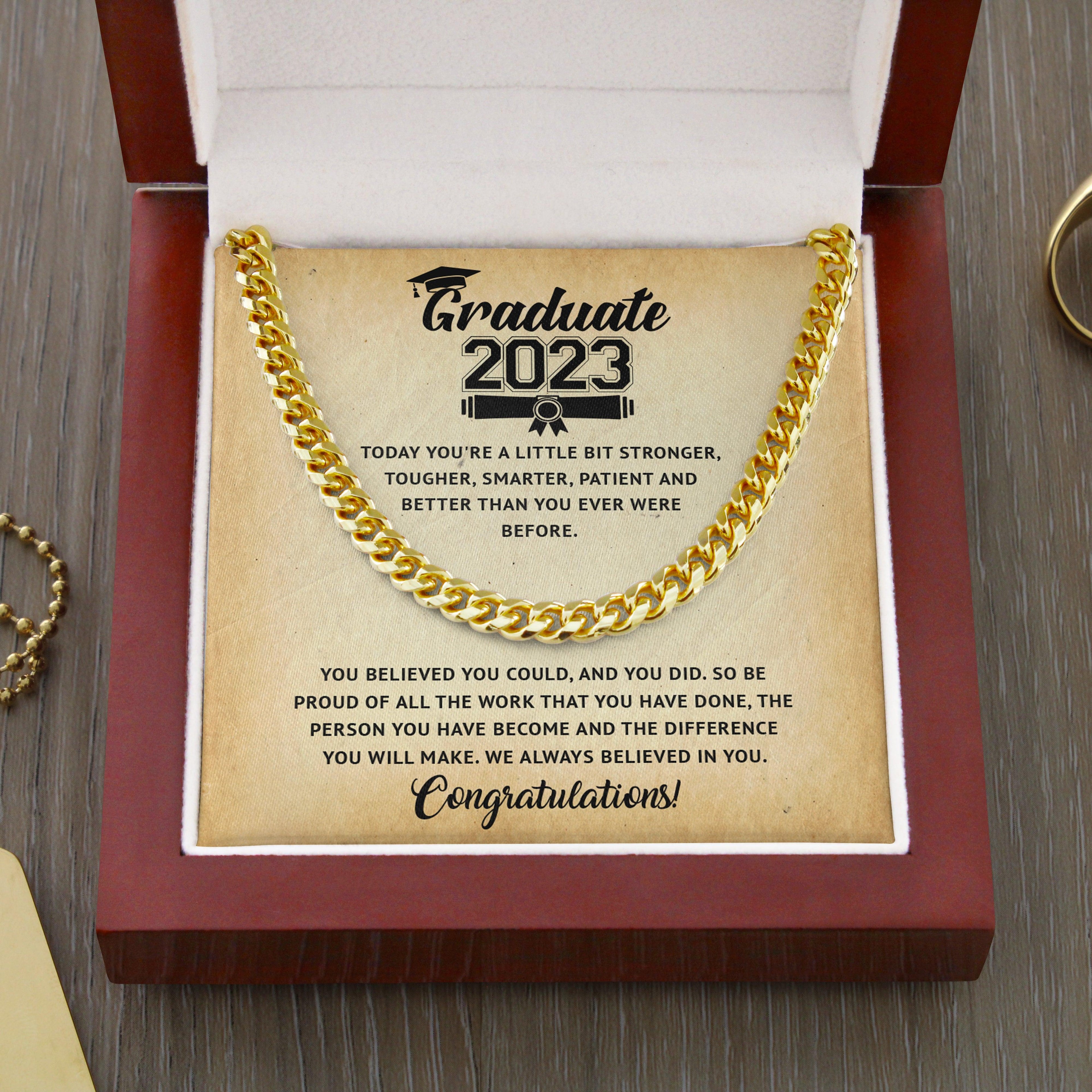 Graduation 2023 - New Horizonts - Cuban Link Chain