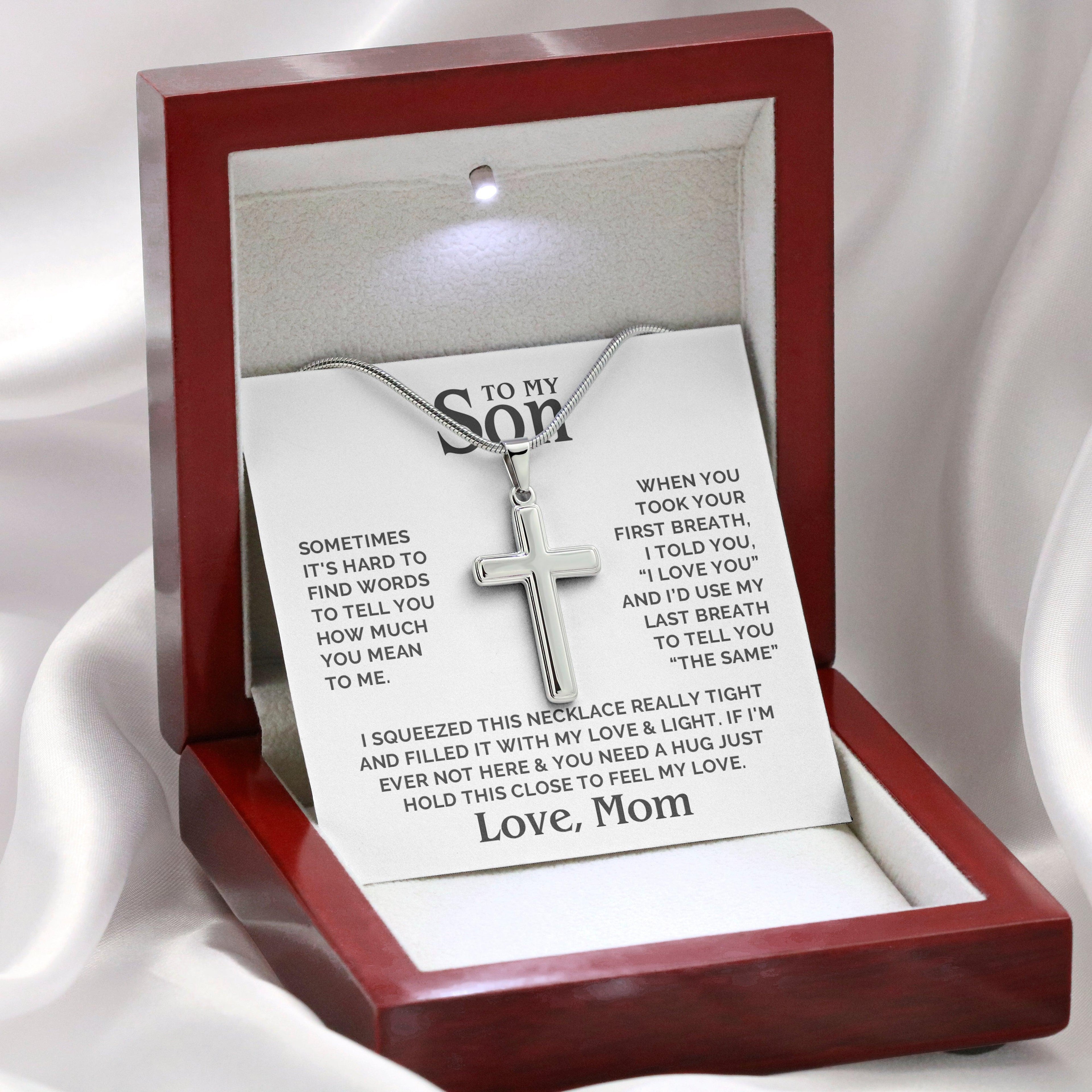 Son - Feel My Love - Cross Gift Necklase