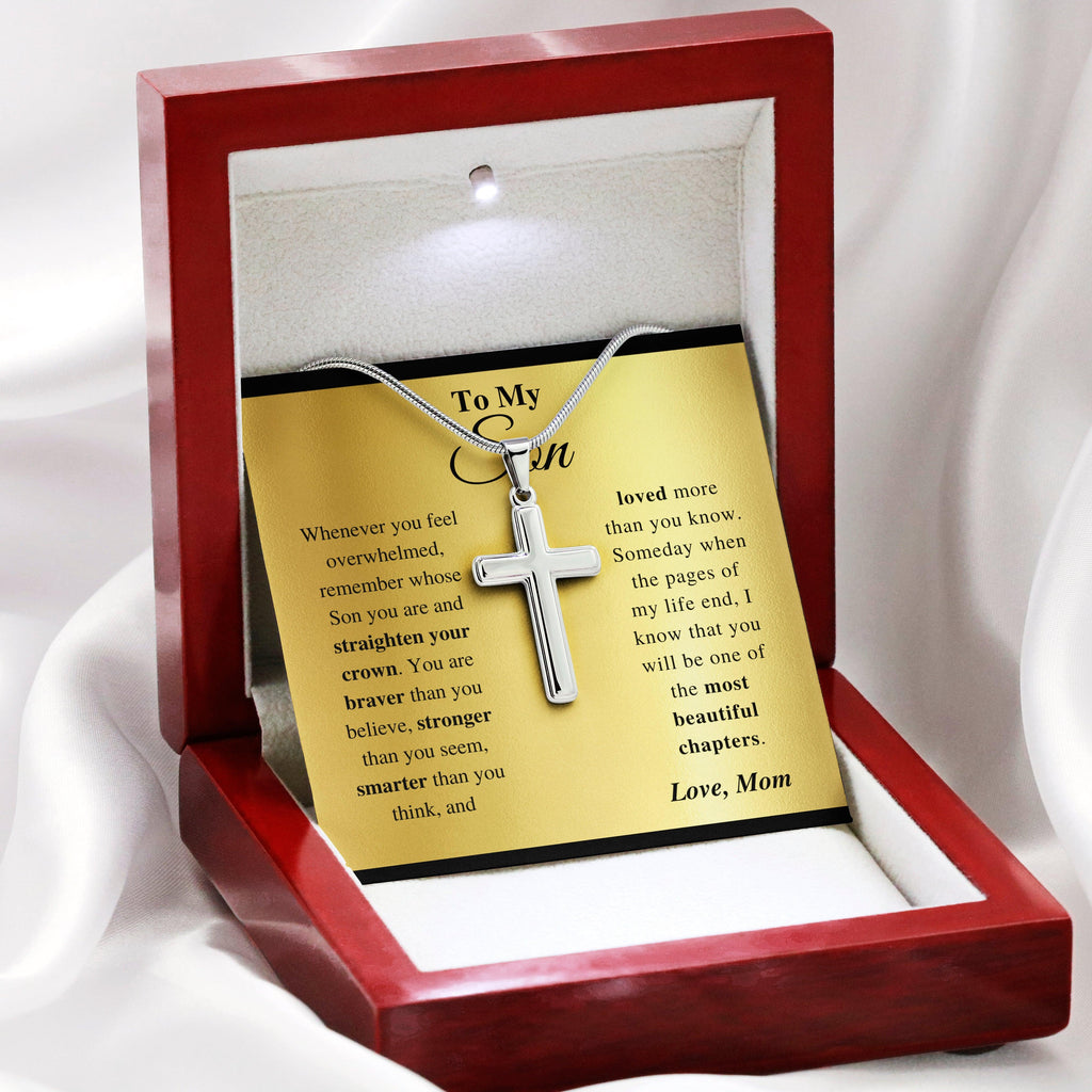Son - My Life - Cross Gift Necklase