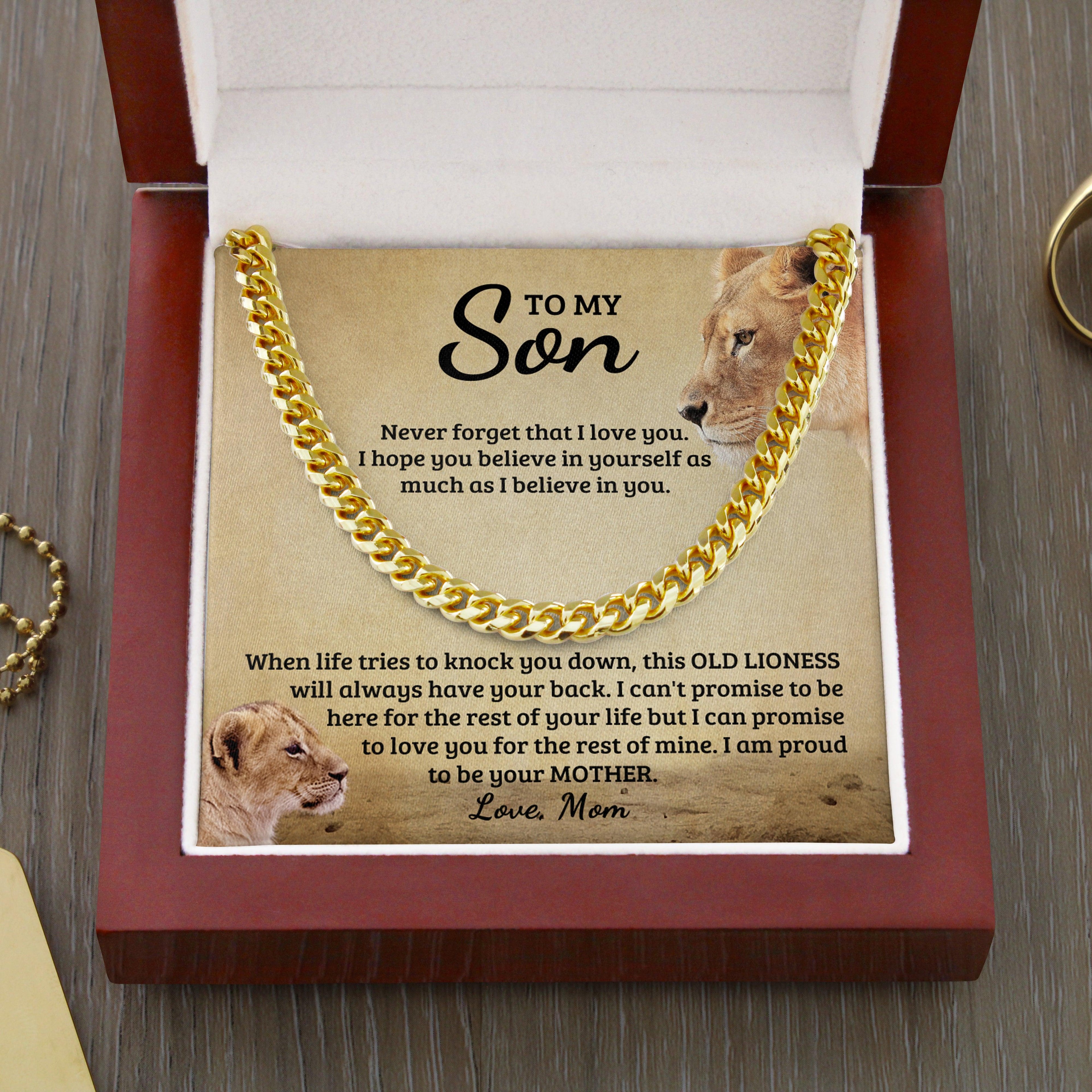 Son - Watch You - Cuban Link Chain
