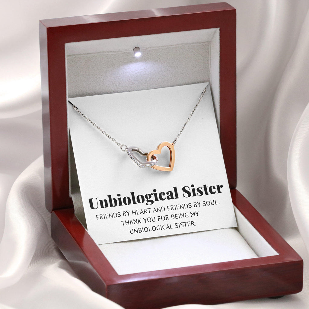 Unbiological Sister - Infinity Love - Interlocking Necklace