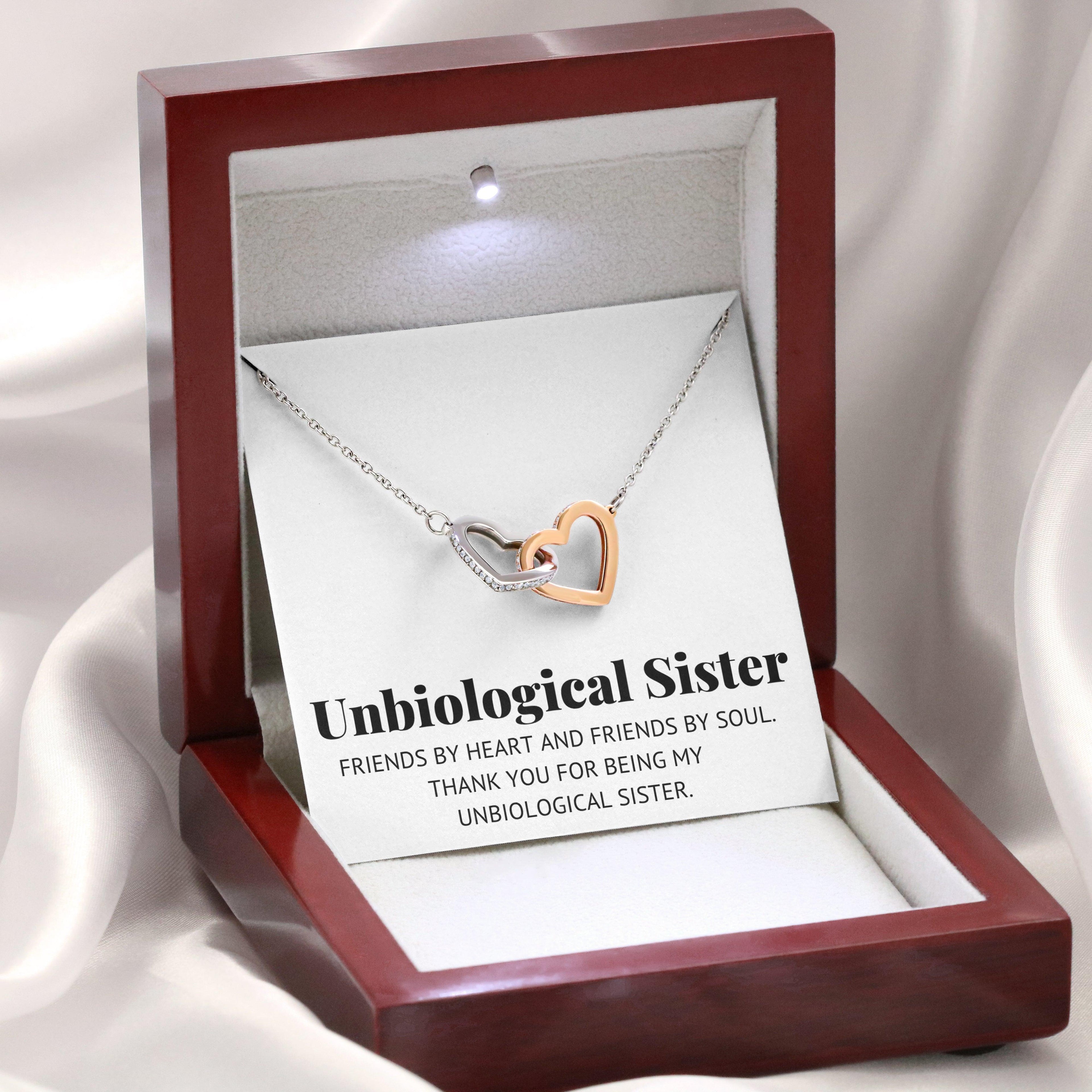 Unbiological Sister - Infinity Love - Interlocking Necklace