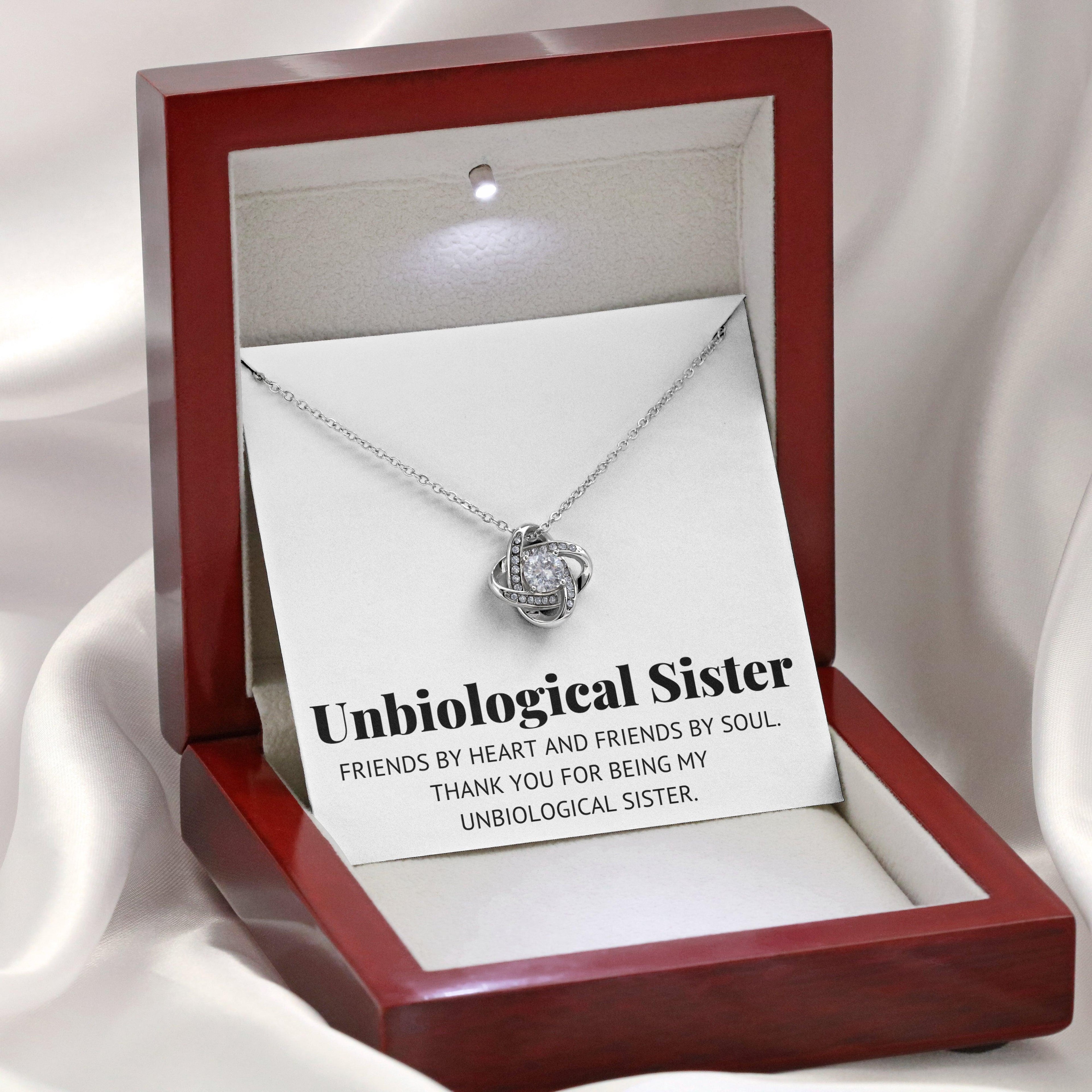 Unbiological Sister - Biggest Support - Necklace