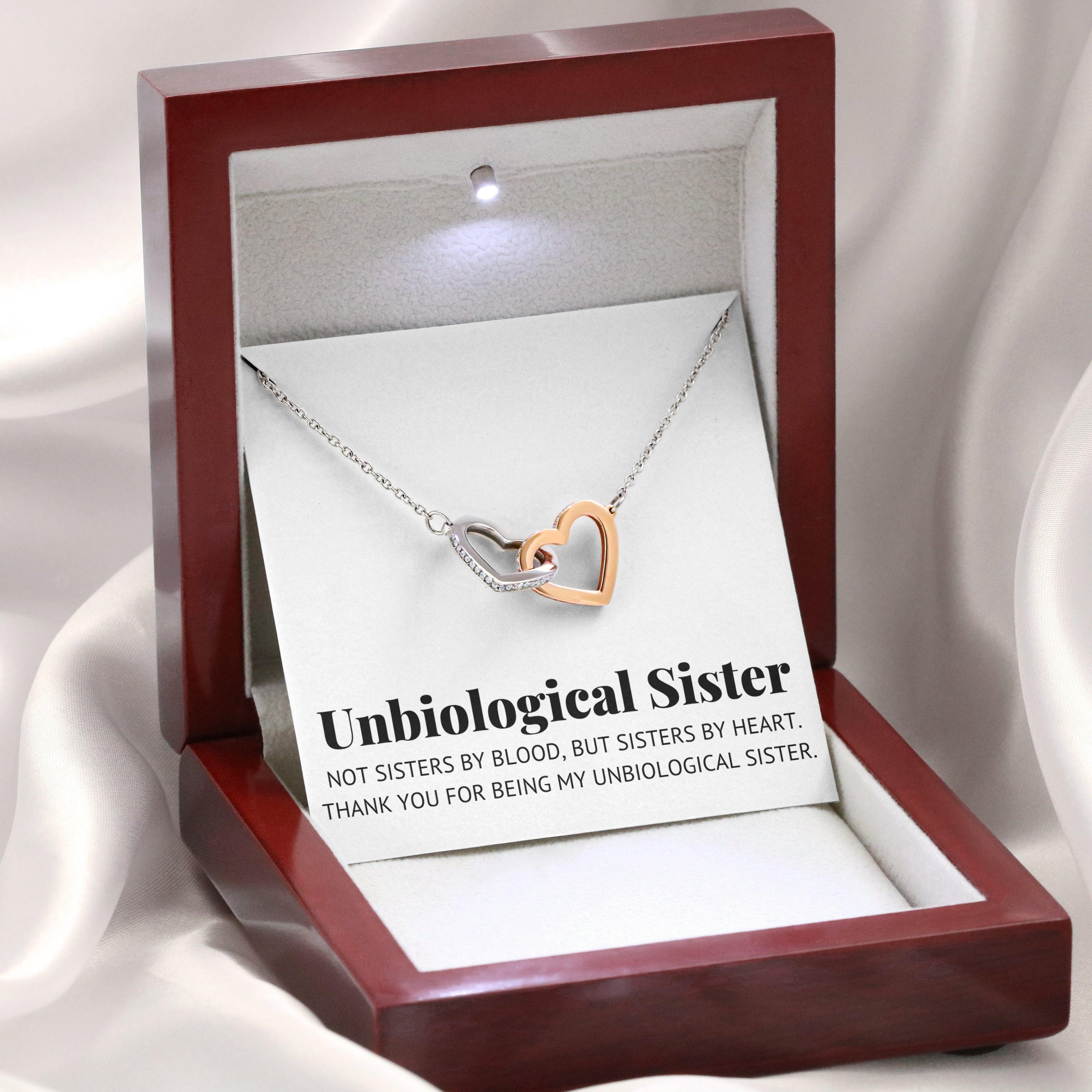 Unbiological Sister - Forever Sisters - Interlocking Necklace