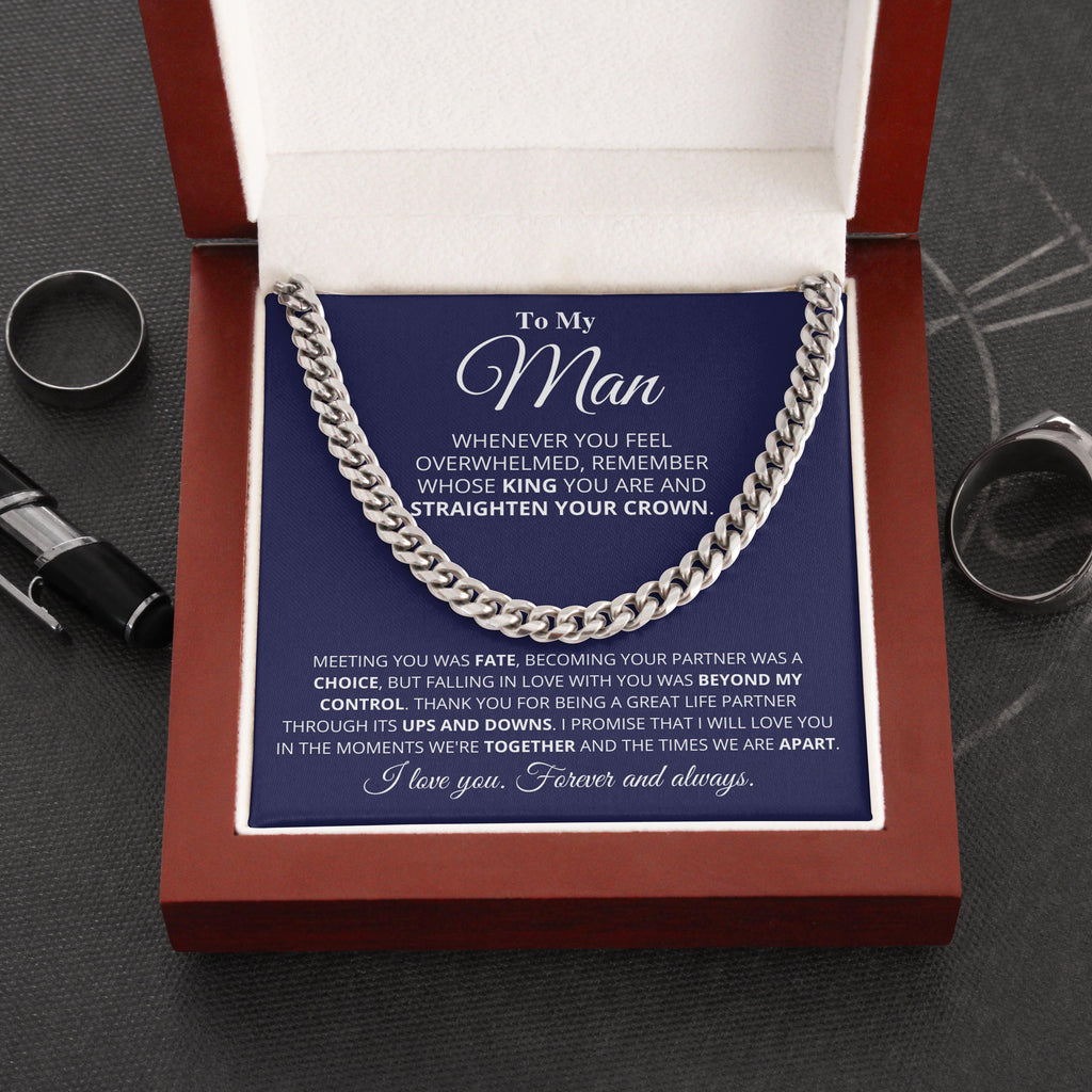 My Man - My Choice - Cuban Link Chain