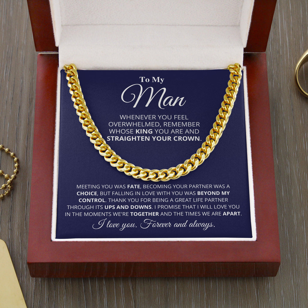 My Man - My Choice - Cuban Link Chain