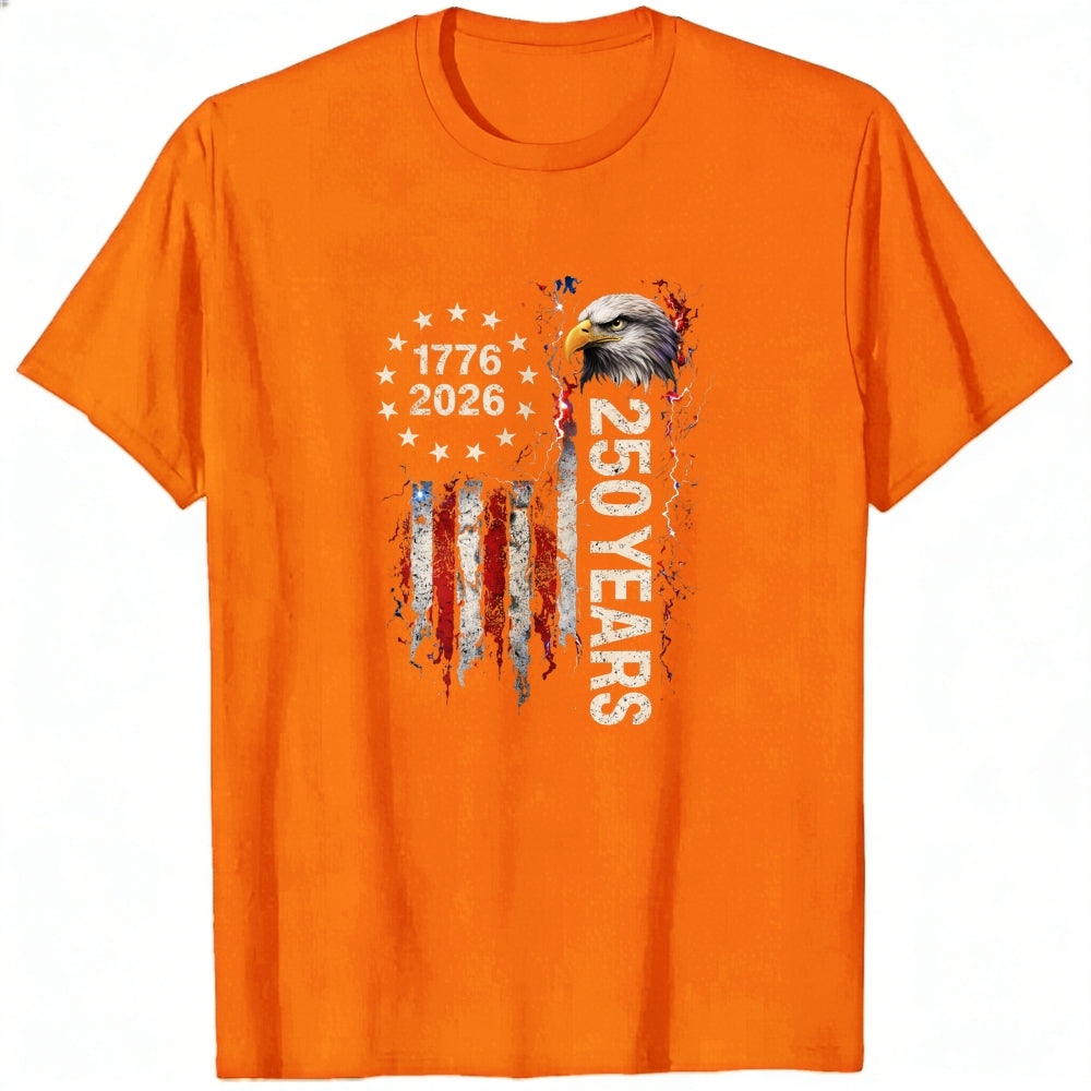 Patriotic American Flag Eagle 1776 2026 250 Years Classic T-Shirt