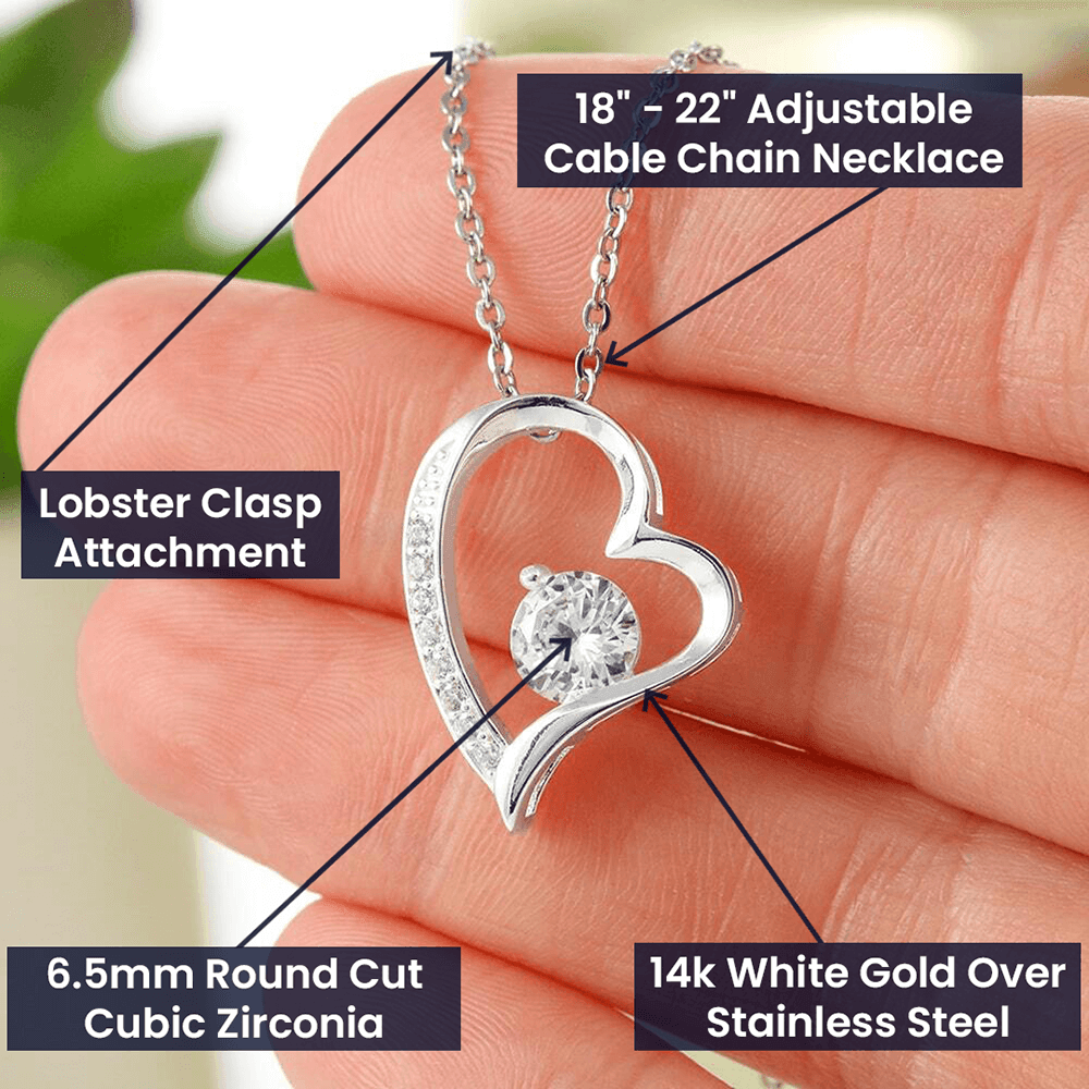 To My Sexy Wife, I Stole Your Heart, Heart Pendant Necklace