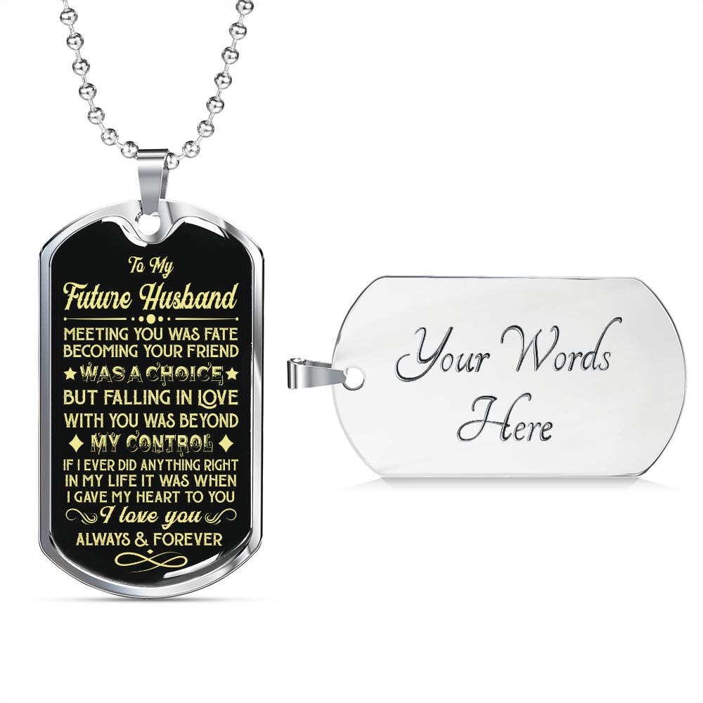 Future Husband - Fate & Choice - Military Necklace