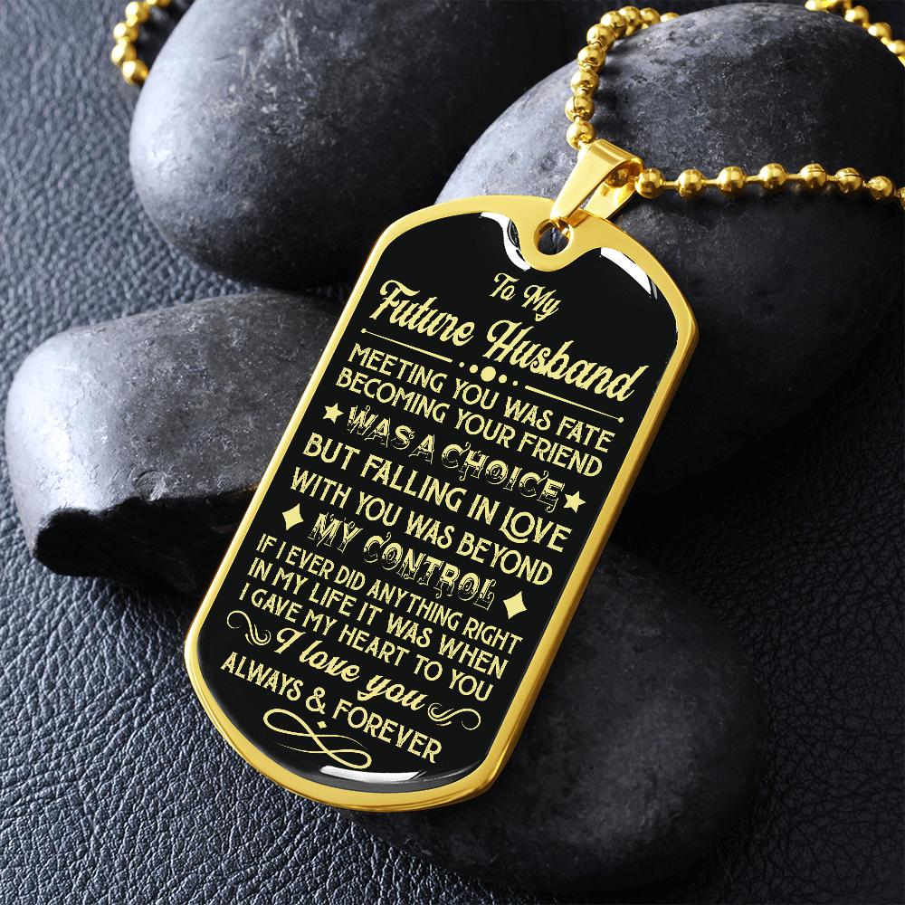 Future Husband - Fate & Choice - Military Necklace