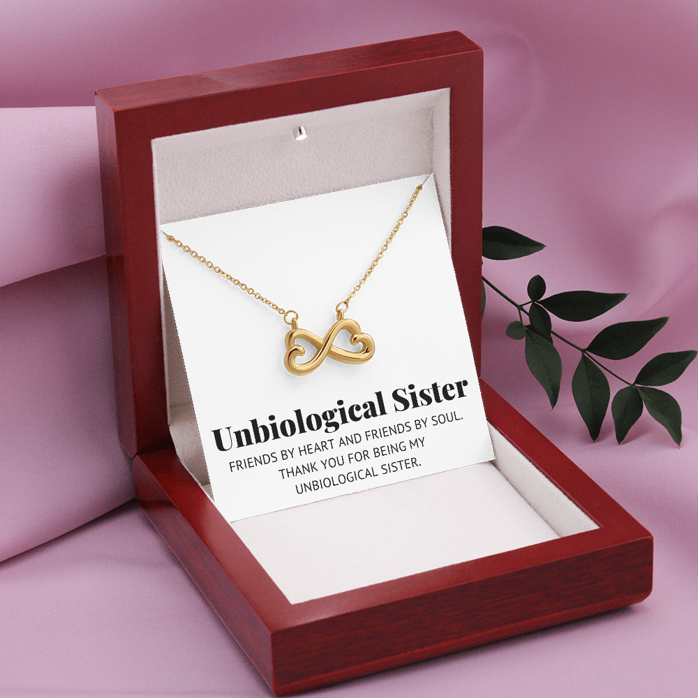 Unbiological Sister - Forever - Infinity Necklace