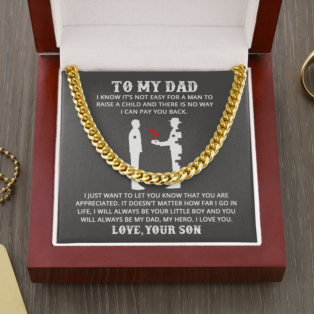 Dad - Hero - Cuban Link Chain
